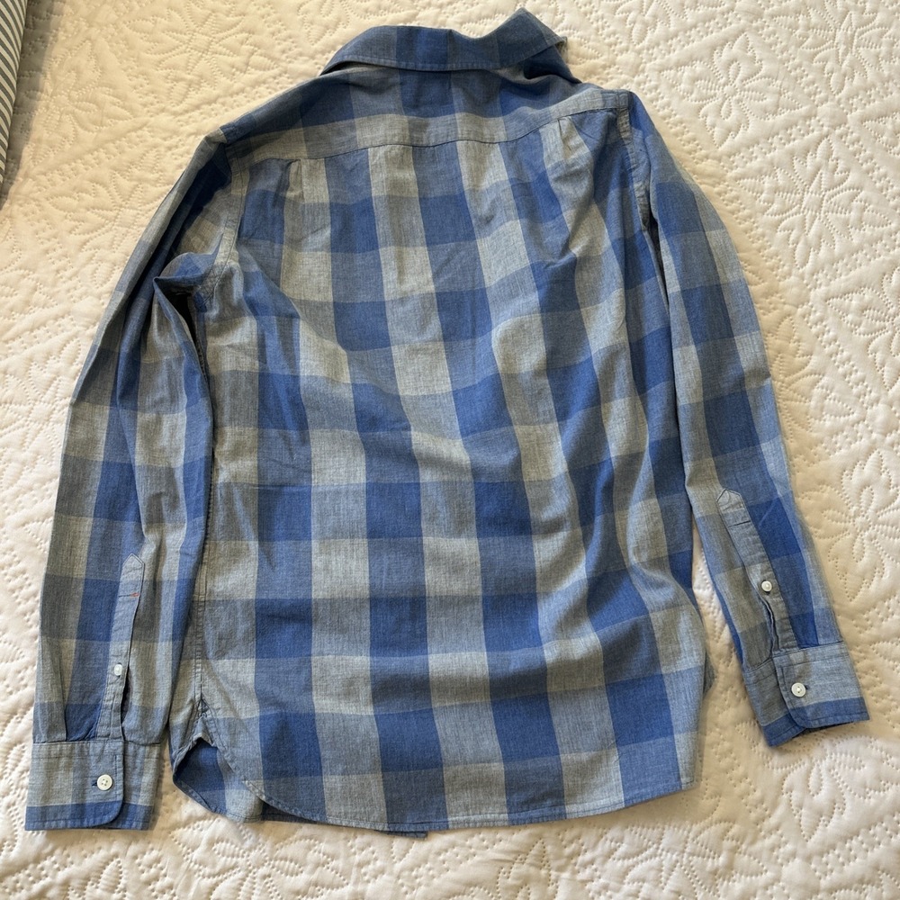 Jack Spade Men's Small Plaid Multicolor Button-Down Shirt Casual Lightweight - Picture 8 of 8